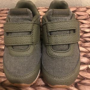 Olive green Reebok trainers, Toddler size 6